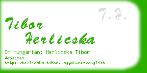 tibor herlicska business card